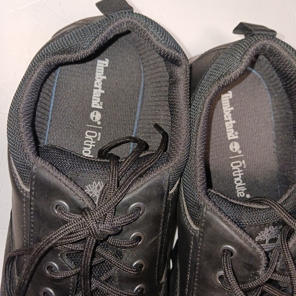 TIMBERLAND MEN'S KEELE RIDGE WATERPROOF LOW HIKER BLACK sz 12 - Picture 3 of 8